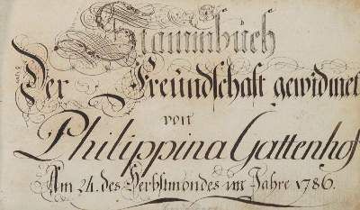 Große Abbildung Nr.1: 141-300 Stammbuch: (Stammbücher, Gattenhof)