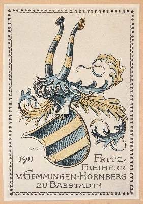 Große Abbildung Nr.1: 141-3060 Heraldik.: (Varia, Exlibris)