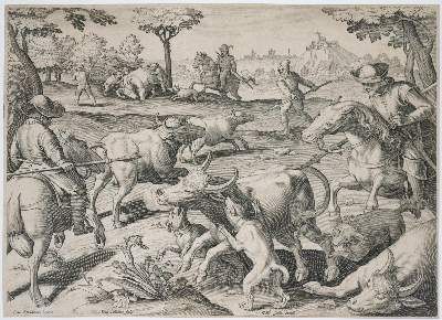 Große Abbildung Nr.1: 141-3072 Stradanus,J.: (Varia, Jagd)