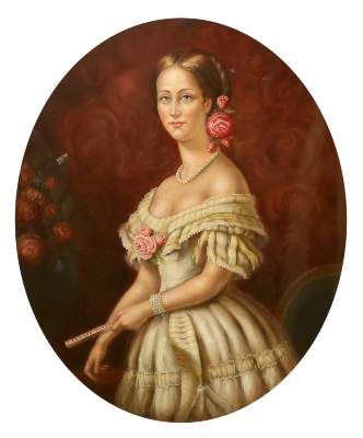 Große Abbildung Nr.1: 141-3115 Damenportrait: (Varia, Portrait)