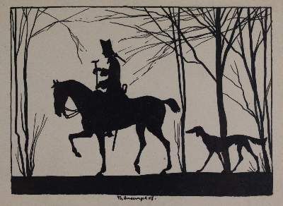 Große Abbildung Nr.39: 141-3133 Silhouetten.: (Varia)