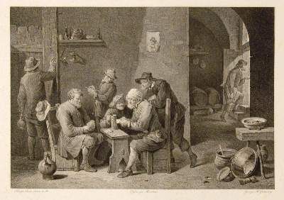 Große Abbildung Nr.2: 141-3138 Kartenspieler.: (Varia, Spiele)