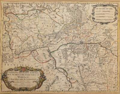 Große Abbildung Nr.2: 141-3143 Vier Landkarten.: (Varia)