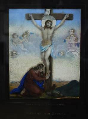 Große Abbildung Nr.1: 141-3144 Christus am Kreuz.: (Varia, Volkskunst)