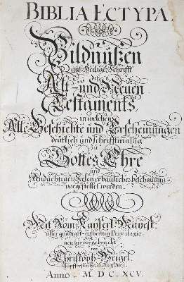 Große Abbildung Nr.4: 141-33 Weigel,C.: (Bibeln, Bilderbibel)