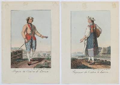 Große Abbildung Nr.2: 141-3377 Sammlung: (Ausland, Schweiz, Trachten)