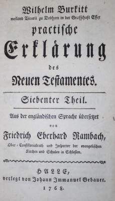 Große Abbildung Nr.1: 141-34 Burkitt,W.: (Bibeln)