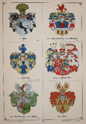 Große Abbildung Nr.3: 141-340 Klingspor,C.A.v.: (Genealogie und Heraldik, Baltikum)