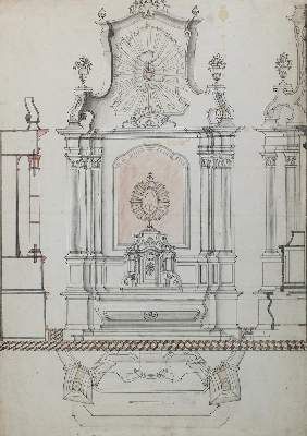 Große Abbildung Nr.1: 141-3413 Altar.: (Künstlergraphik)