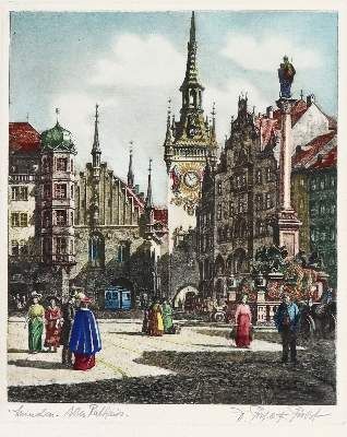 Große Abbildung Nr.18: 141-3455 Barth-Uchatzy, Ludwig: (Künstlergraphik)