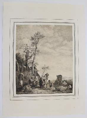 Große Abbildung Nr.7: 141-3461 Bayrischer Gemäldesaal.: (Künstlergraphik)