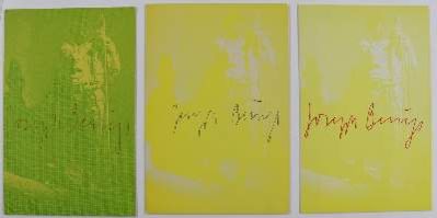 Große Abbildung Nr.2: 141-3483 Beuys, Joseph: (Künstlergraphik)