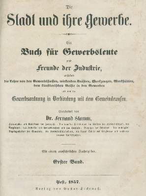 Große Abbildung Nr.1: 141-357 Stamm,F.: (Wirtschaft, Gewerbe)