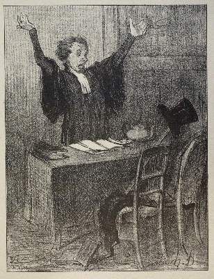 Große Abbildung Nr.4: 141-3581 Daumier, Honoré: (Künstlergraphik)