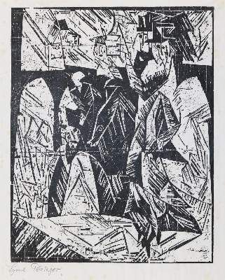 Große Abbildung Nr.1: 141-3665 Feininger, Lyonel: (Künstlergraphik)