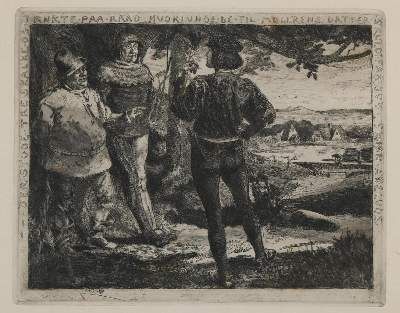 Große Abbildung Nr.1: 141-3776 Hansen, Hans Nikolaj: (Künstlergraphik)