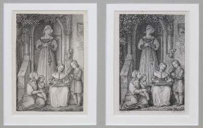 Große Abbildung Nr.1: 141-3801 Hess, Peter von: (Künstlergraphik)