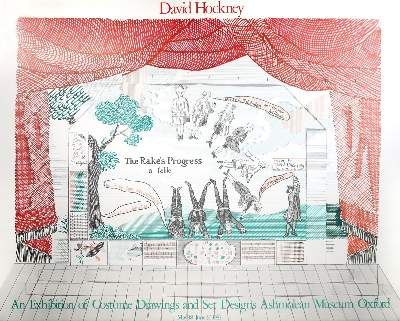 Große Abbildung Nr.1: 141-3814 Hockney, David: (Künstlergraphik)