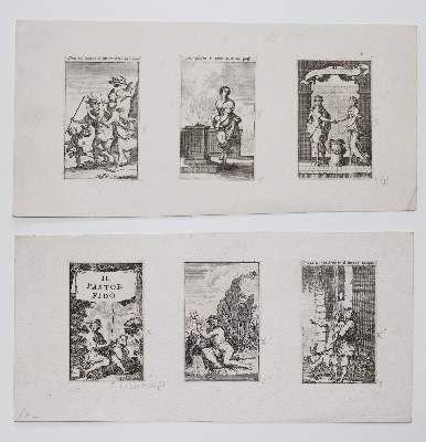 Große Abbildung Nr.3: 141-3838 Italienische Meister: (Künstlergraphik)