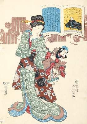 Große Abbildung Nr.1: 141-3858 Kunisada, Utagawa: (Künstlergraphik, Japan)