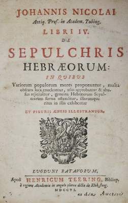 Große Abbildung Nr.1: 141-395 Nicolai,J.: (Judaica)