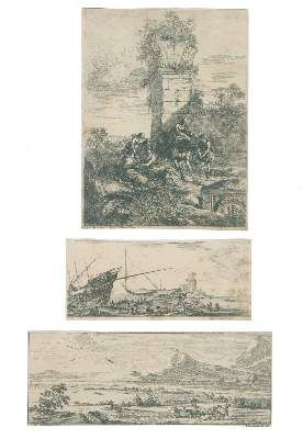 Große Abbildung Nr.2: 141-3975 Landschaften.: (Künstlergraphik)