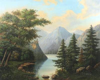 Große Abbildung Nr.2: 141-3976 Landschaften.: (Künstlergraphik)