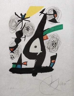 Große Abbildung Nr.1: 141-4053 Miro, Joan: (Künstlergraphik)