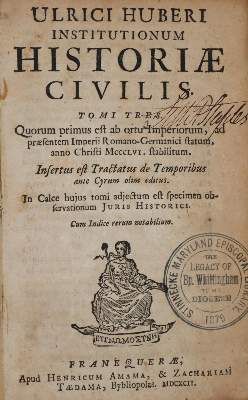 Große Abbildung Nr.2: 141-406 Huber,U.: (Juridica und Kriminologie)