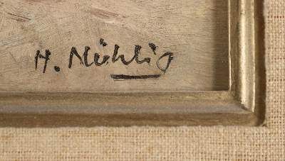 Große Abbildung Nr.2: 141-4080 Mühlig, Hugo: (Künstlergraphik)