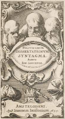 Große Abbildung Nr.1: 141-409 Loccenius,J.: (Juridica und Kriminologie)