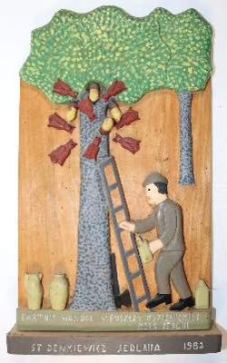 Große Abbildung Nr.8: 141-4118 Denkiewicz, Stanislaw: (Künstlergraphik, Naive Kunst)