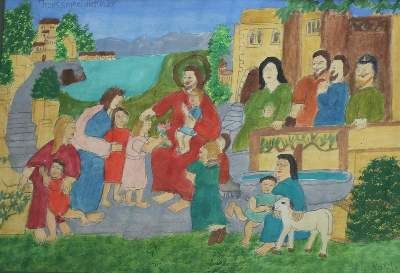 Große Abbildung Nr.5: 141-4177 Raffler, Max: (Künstlergraphik, Naive Kunst)