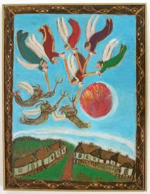 Große Abbildung Nr.3: 141-4201 Tadeusz, Zak: (Künstlergraphik, Naive Kunst)