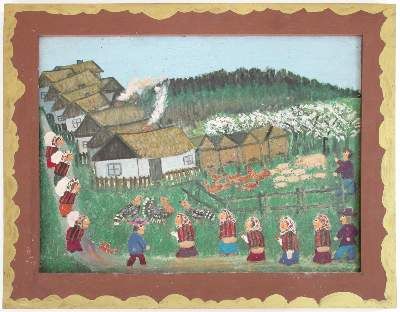 Große Abbildung Nr.1: 141-4205 Tadeusz, Zak: (Künstlergraphik, Naive Kunst)