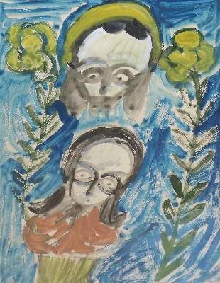 Große Abbildung Nr.6: 141-4208 Wnek, Maria: (Künstlergraphik, Naive Kunst)