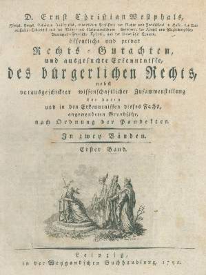 Große Abbildung Nr.1: 141-423 Westphal,E.C.: (Juridica und Kriminologie)