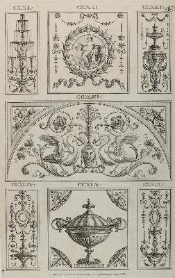 Große Abbildung Nr.1: 141-4267 Pergolesi, Michelangelo: (Künstlergraphik, Ornamente)