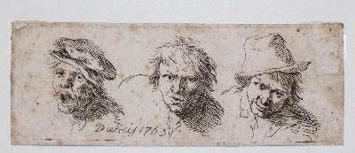 Große Abbildung Nr.30: 141-4297 Konvolut: (Künstlergraphik, Portrait)