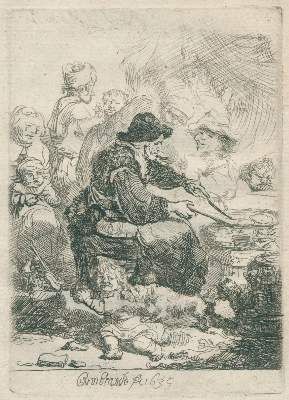 Große Abbildung Nr.1: 141-4323 Rembrandt van Rijn, Harmensz.: (Künstlergraphik)