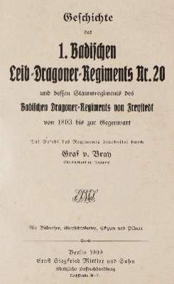 Große Abbildung Nr.1: 141-444 Bray,(O.)v.: (Militaria)