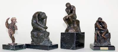 Große Abbildung Nr.2: 141-4447 Bronzeskulpturen.: (Künstlergraphik, Skulpturen - Plastiken)