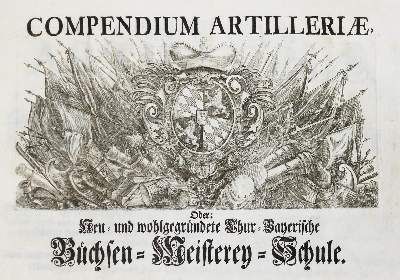 Große Abbildung Nr.1: 141-447 Compendium Artilleriae,: (Militaria)