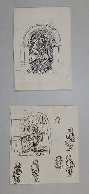 Große Abbildung Nr.4: 141-4472 Spitzweg-Umkreis.: (Künstlergraphik)