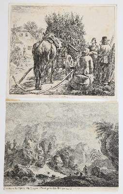 Große Abbildung Nr.13: 141-4519 Tiere und Landschaften.: (Künstlergraphik)