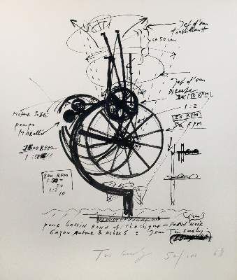 Große Abbildung Nr.1: 141-4521 Tinguely, Jean: (Künstlergraphik)