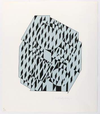 Große Abbildung Nr.1: 141-4565 Vasarely, Victor von: (Künstlergraphik)
