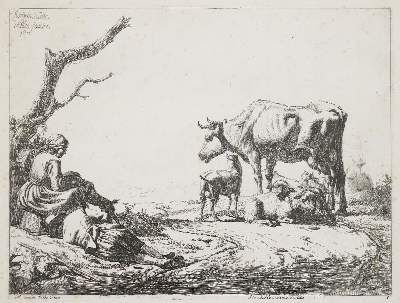 Große Abbildung Nr.1: 141-4567 Velde, Adriaen van de: (Künstlergraphik)