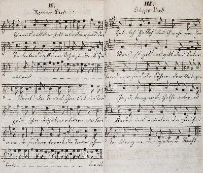 Große Abbildung Nr.1: 141-479 Bairische Kriegslieder.: (Musik)