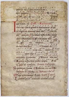 Große Abbildung Nr.3: 141-485 Graduale.: (Musik, Handschriften)